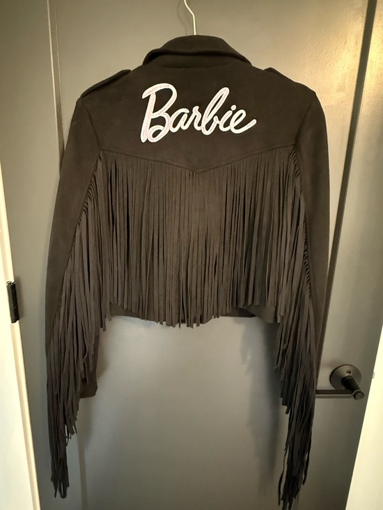 Missguided Jackets & Blazers - Barbie x Missguided Fringe Jacket